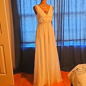 White long dress